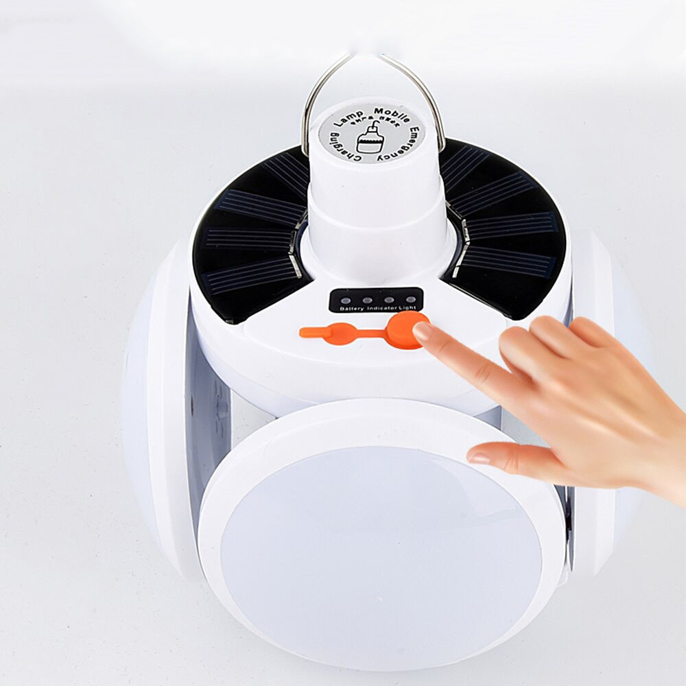 SolarGlow - Lanterne Solaire Portable Stylée Extérieur