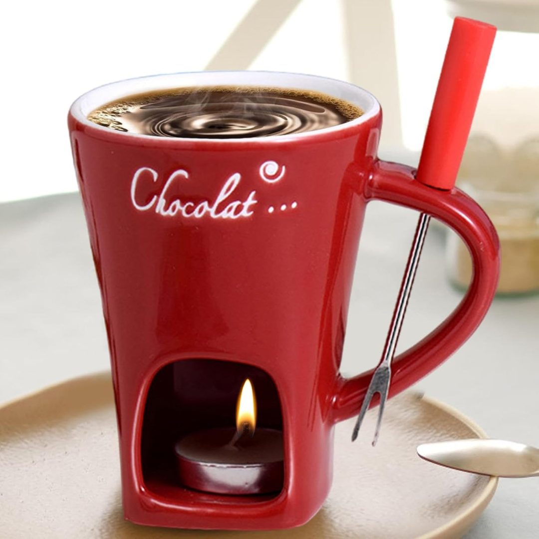 ChocoFondue - Bol Élégant pour Chocolat et Fromage Fondus