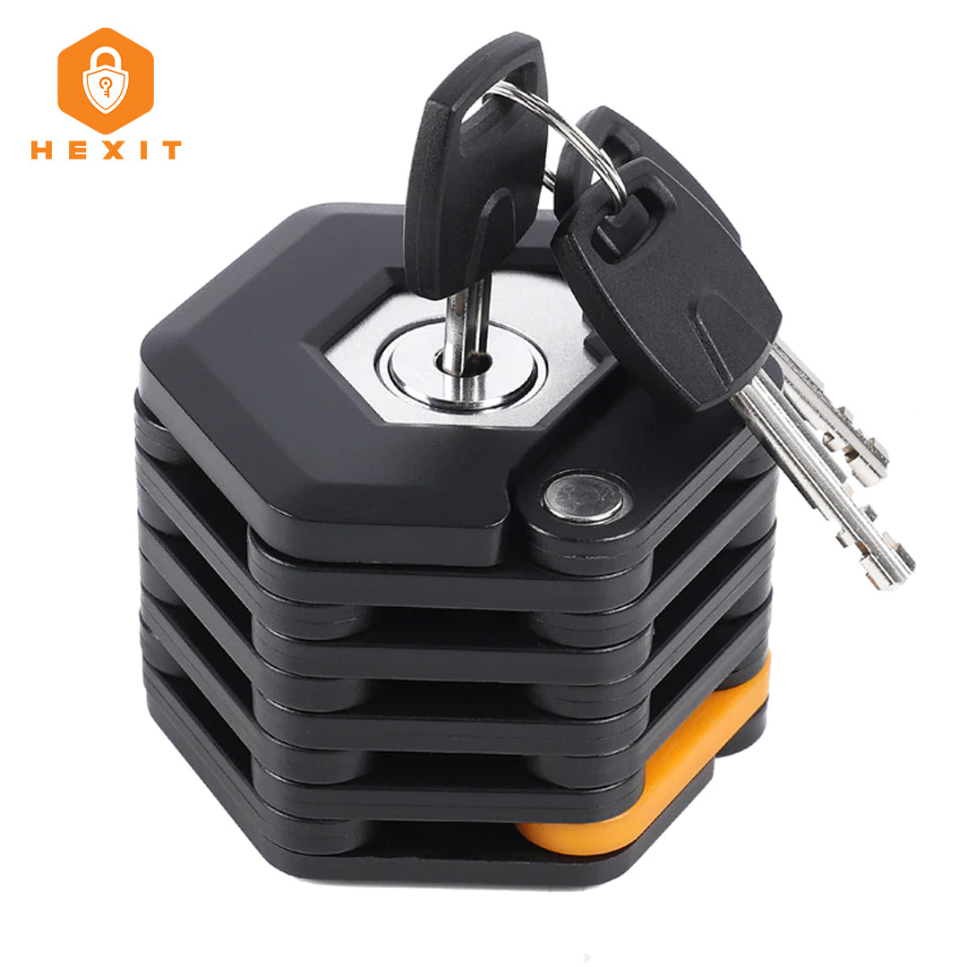 HEXIT FoldLock - Antivol Vélo Compact Léger