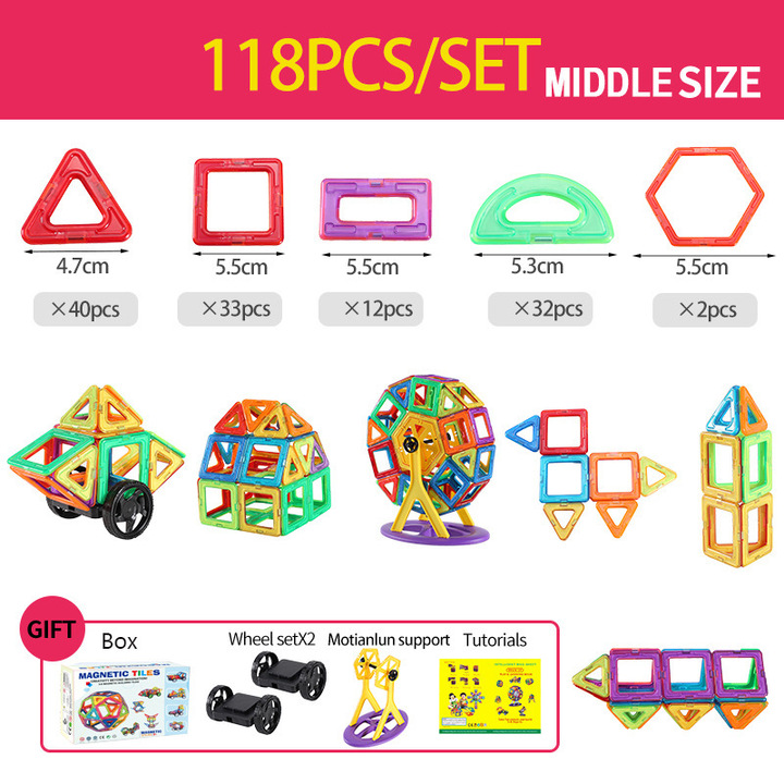 MagneticBlocks – Construction Magnétique Éducative Enfants
