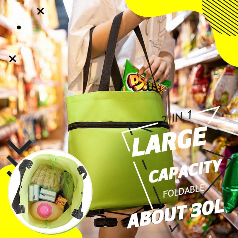 CarryFlex - Sac Courses 2-en-1 à Roulettes