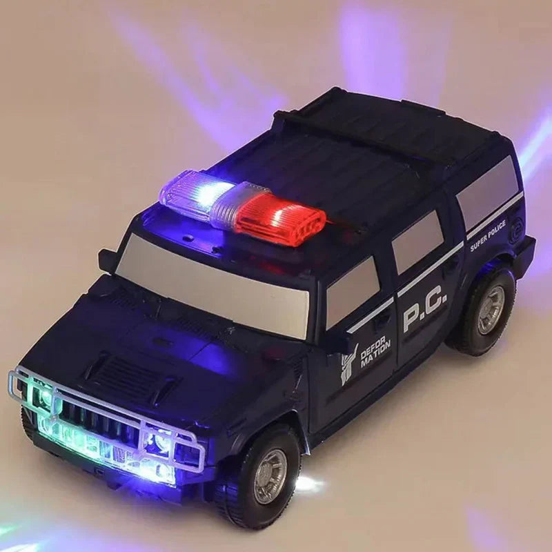 RoboPolice - Voiture Télécommandée Transformable Robot