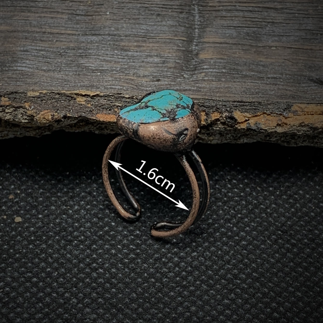 Selina - Bague pierre de naissance naturelle brute réglable