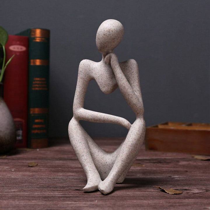ReflectingMind - Sculpture Abstraite du Penseur pour une Décoration Moderne