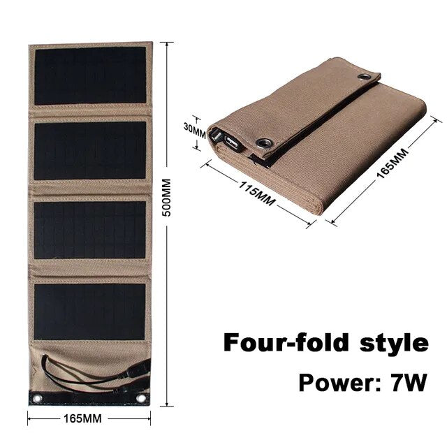 SolarFold Powerbank - Chargeur Solaire Pliable