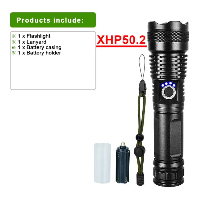 PowerBeam - Lampe Torche LED Rechargeable Aventure
