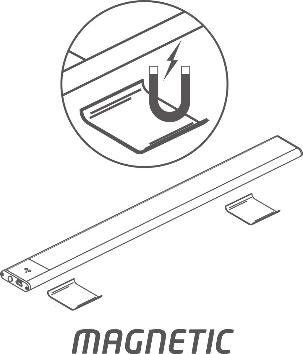 Bande Lumineuse Sans Fil - Éclairage LED à détecteur de mouvement rechargeable