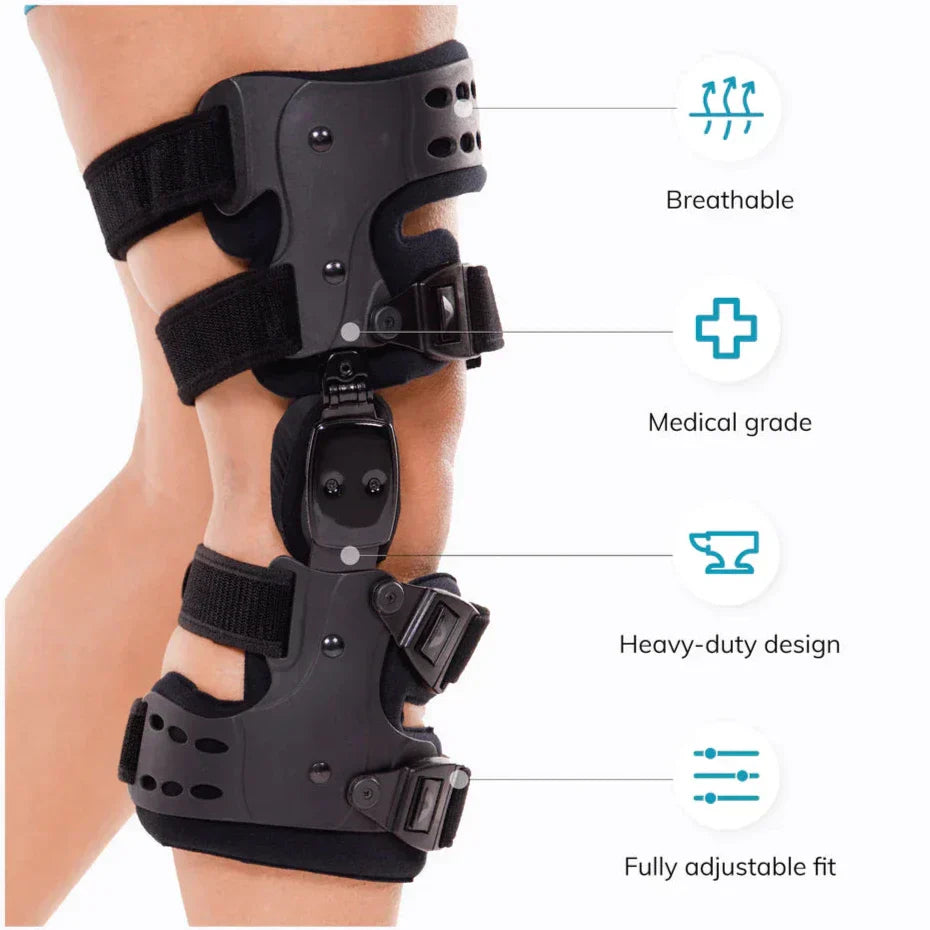 KneeEase – Genouillère Réglable Soutien Optimal