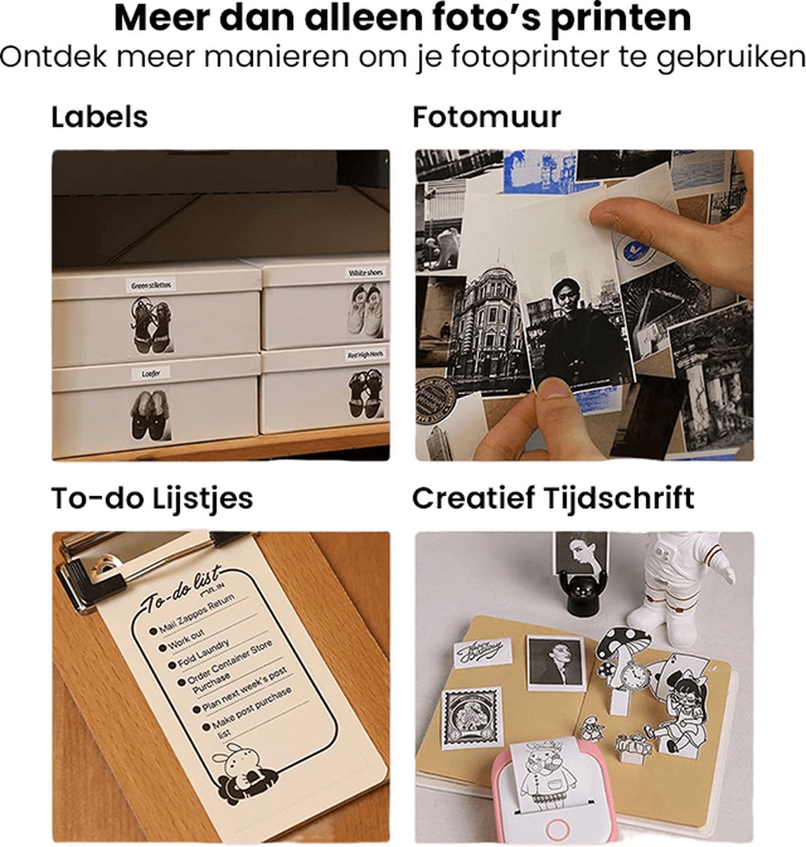 Pocket Printer - Mini Imprimante Portable Sans Encre