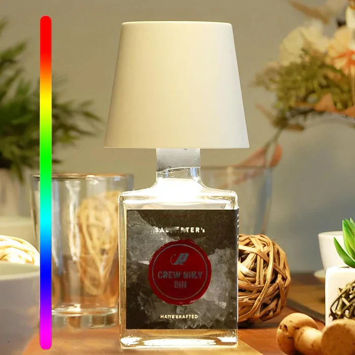 GlowBottle - Lampe bouteille LED portable et stylée