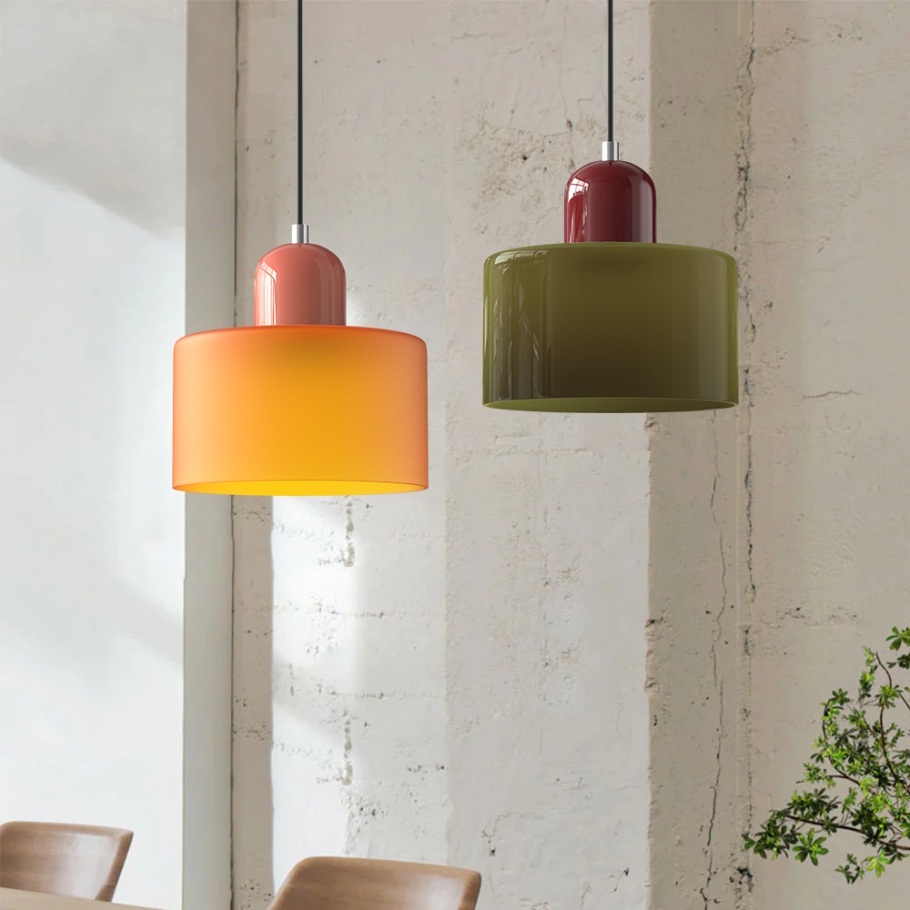 Créavia – Suspension en Verre Créatif Bauhaus | Élégance et Design pour un Intérieur Raffiné