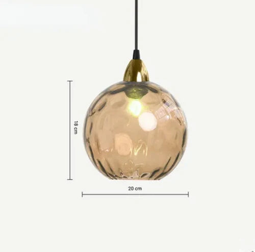 LumiSphere Pendant Light – Suspension Boule Verre