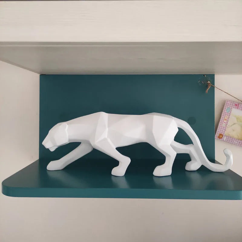 PantherSculpt - Sculptures de panthère noir et blanc au design épuré