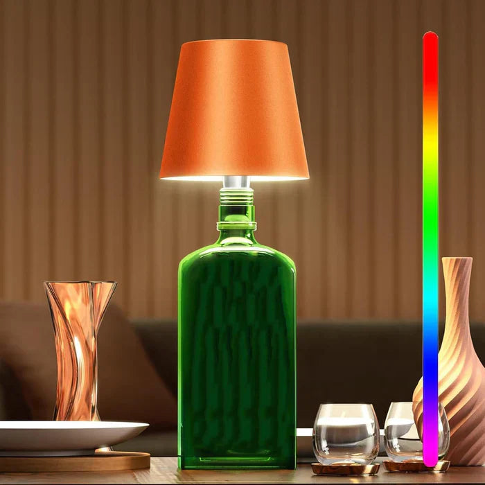 GlowBottle - Lampe bouteille LED portable et stylée