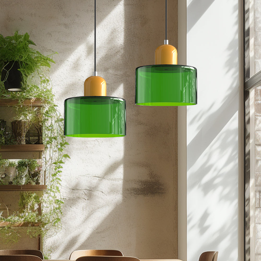Créavia – Suspension en Verre Créatif Bauhaus | Élégance et Design pour un Intérieur Raffiné