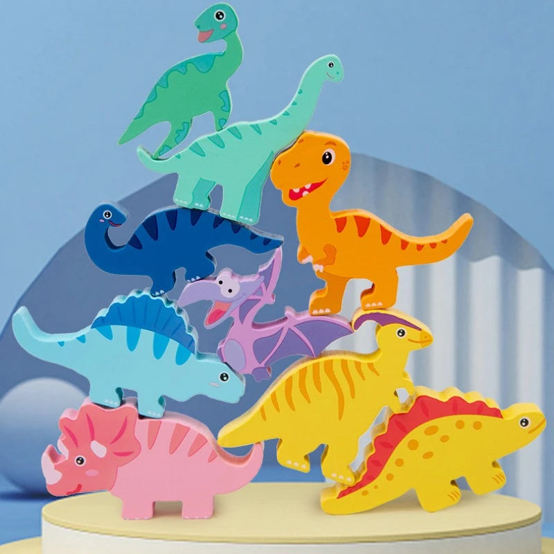DinoStack Game – Jeu d'Empilement Créatif Dinosaures
