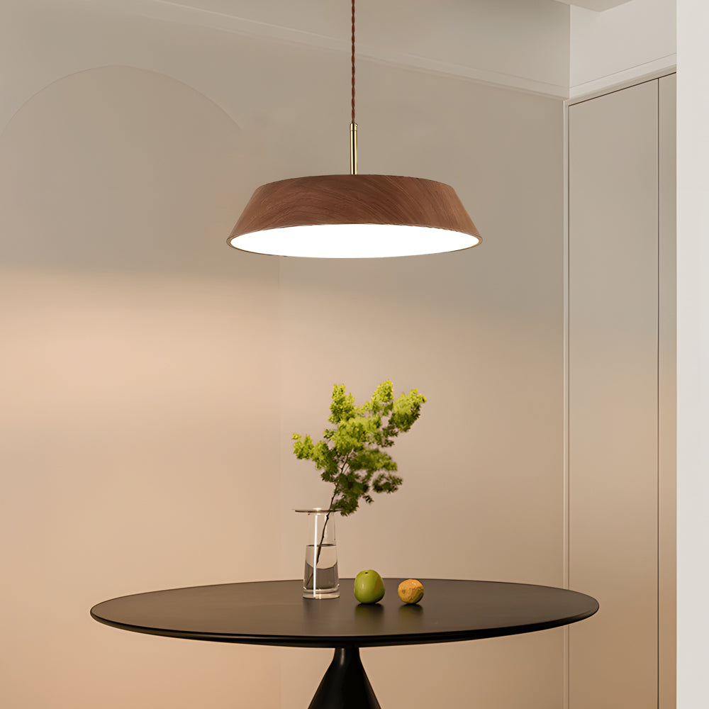 Zenéra – Suspension LED en Bois Naturel | Élégance Japonaise et Sérénité Lumineuse