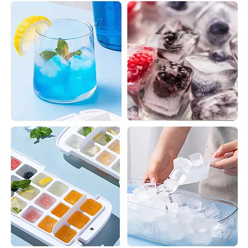 CoolCatcher - Bac à glaçons empilable avec tiroir de récupération