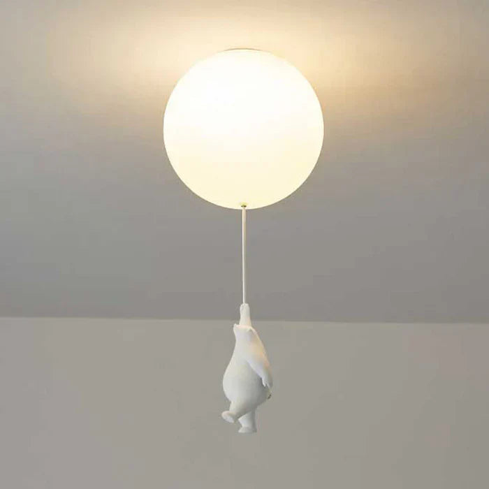 CloudBear - Plafonnier enfant ludique avec ballon