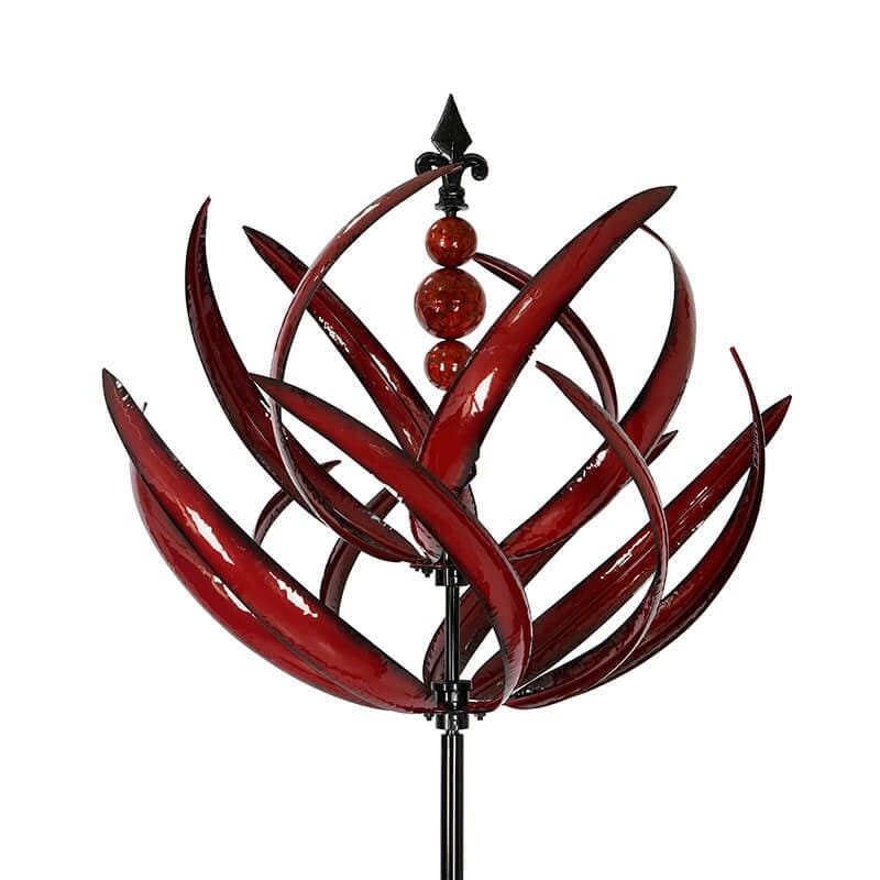 WindTwirl - Moulin à Vent Décoratif en Métal pour Jardin
