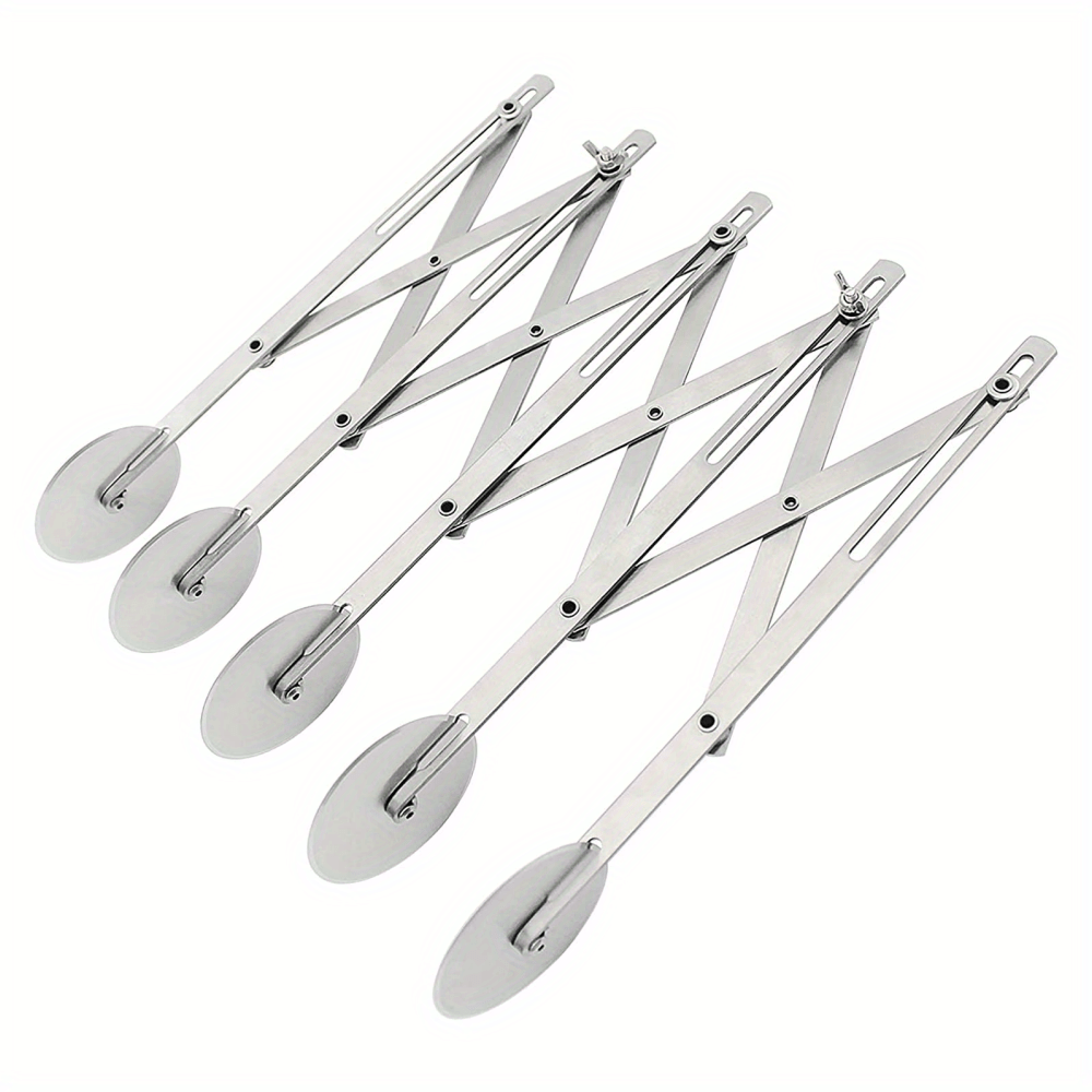 Slizer – Coupe-Pâte 5 Roulettes Inox