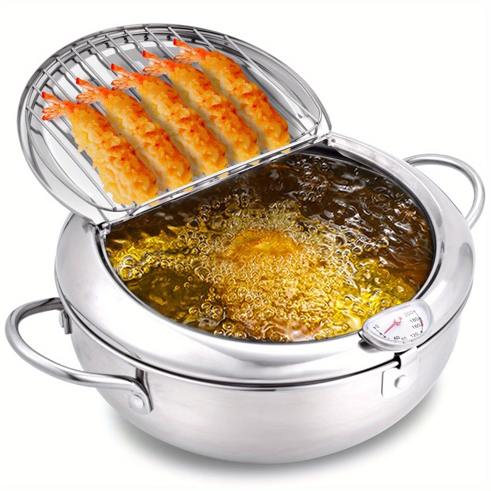 ThermaFryer - Friteuse en Acier Inoxydable avec Contrôle de Température