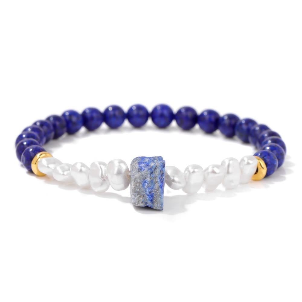Eline - Bracelet de perles en cristal naturel 6mm élégant