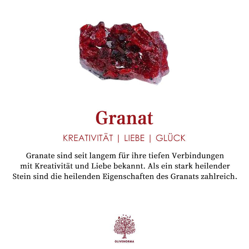 Elara - Bague grenat pierre précieuse en or 18K