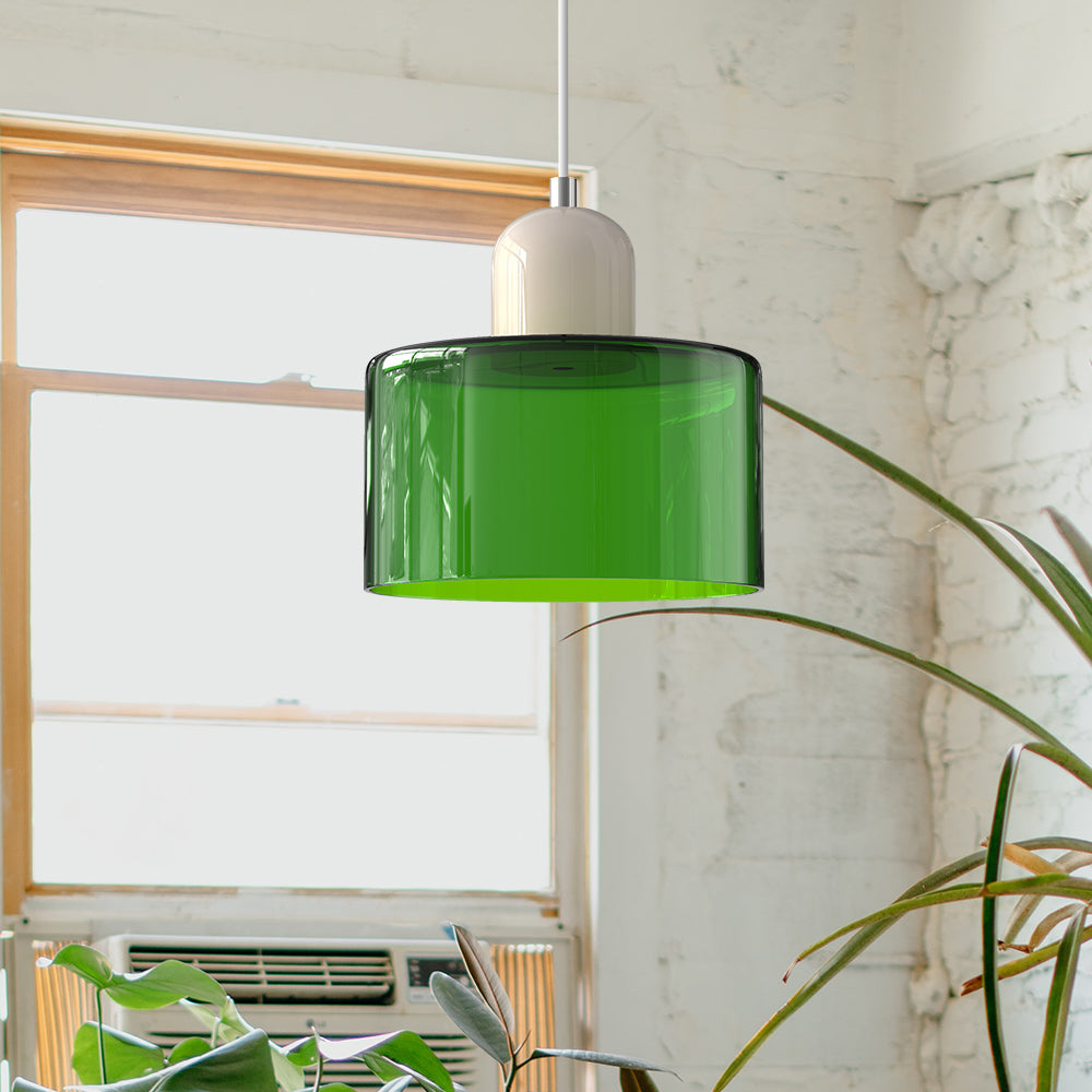 Créavia – Suspension en Verre Créatif Bauhaus | Élégance et Design pour un Intérieur Raffiné