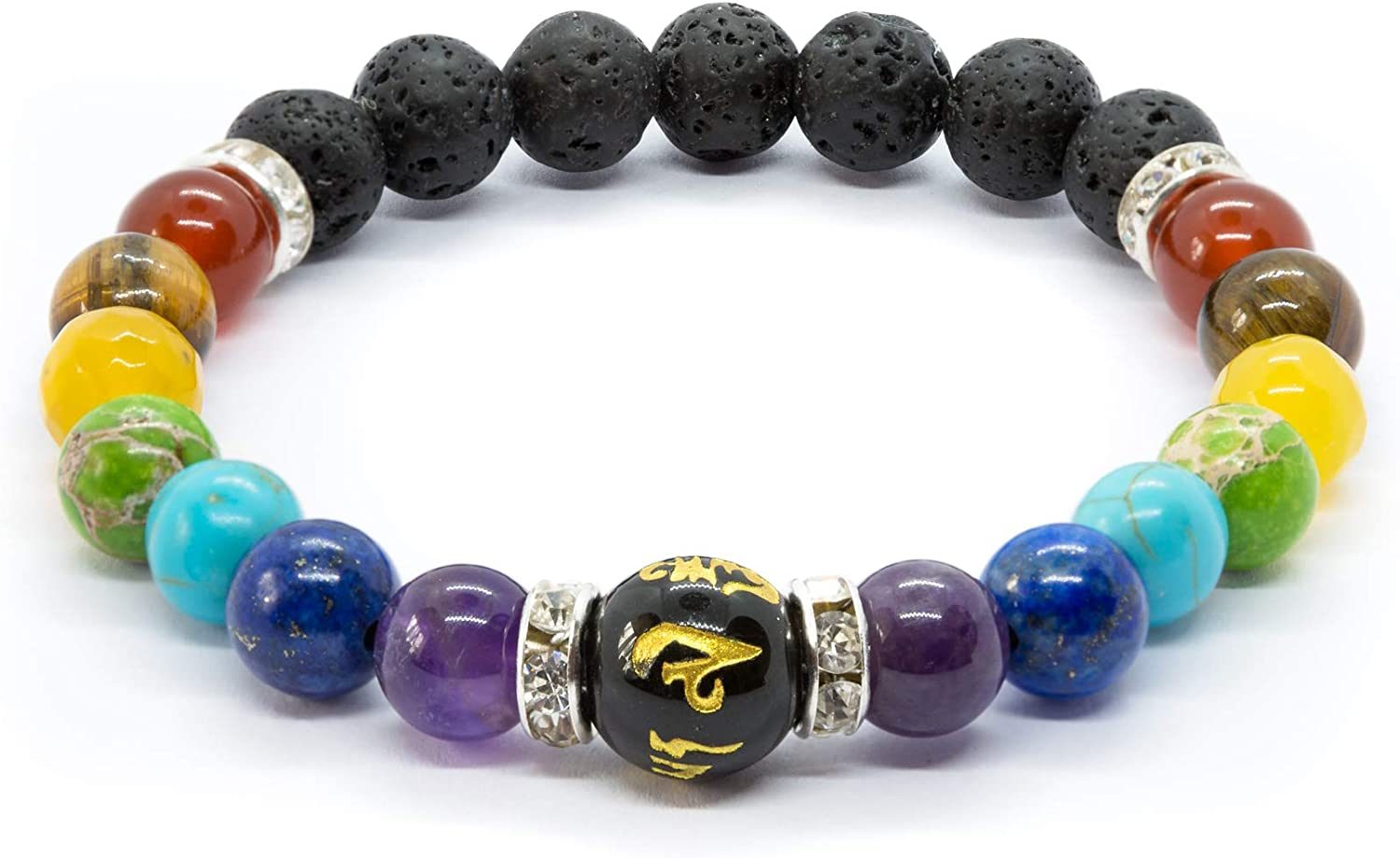 Bracelet Chakra Cristal Naturel - Équilibre & Bien-Être