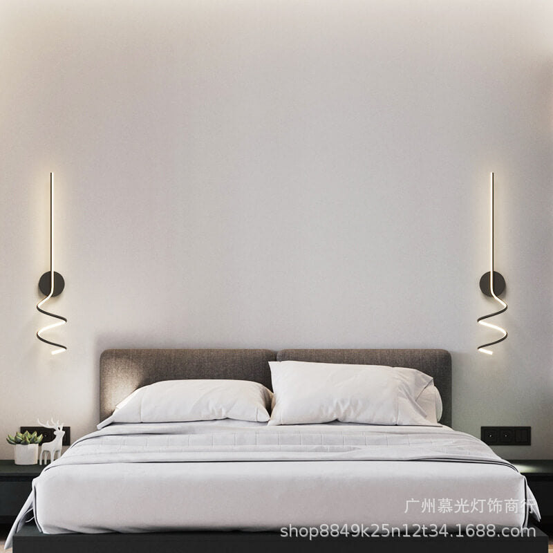 GlowWave - Applique Murale LED au Design Arque Moderne