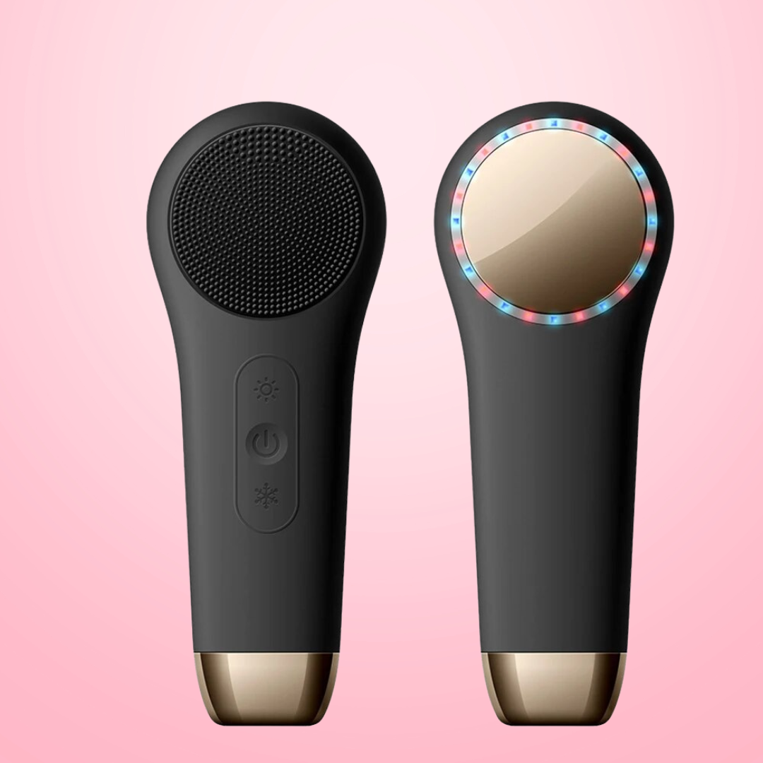 GlowEssence Brosse Visage – 3-en-1 Nettoyage Peau