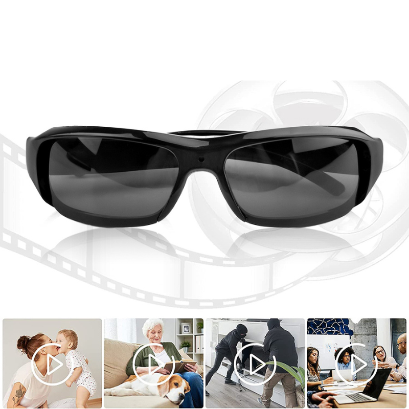 AdventureVision - Lunettes de soleil à caméra sport 1080P