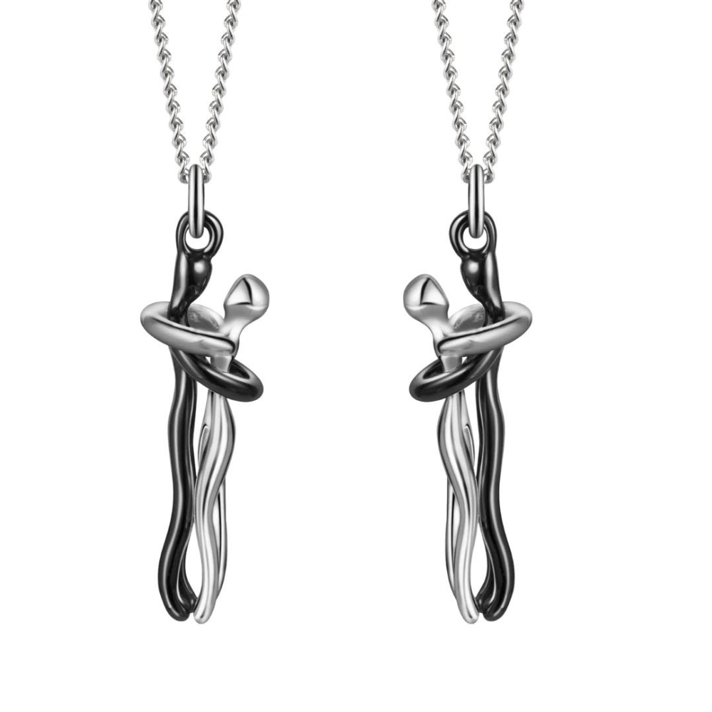 Collier Pendentif Couple - Symbole d'Amour Unisexe