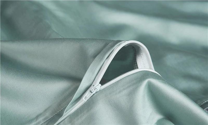 Luminoir - Parure de housse de couette en coton égyptien de luxe