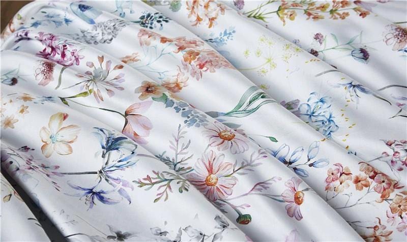 Luminoir - Parure de housse de couette en coton égyptien de luxe