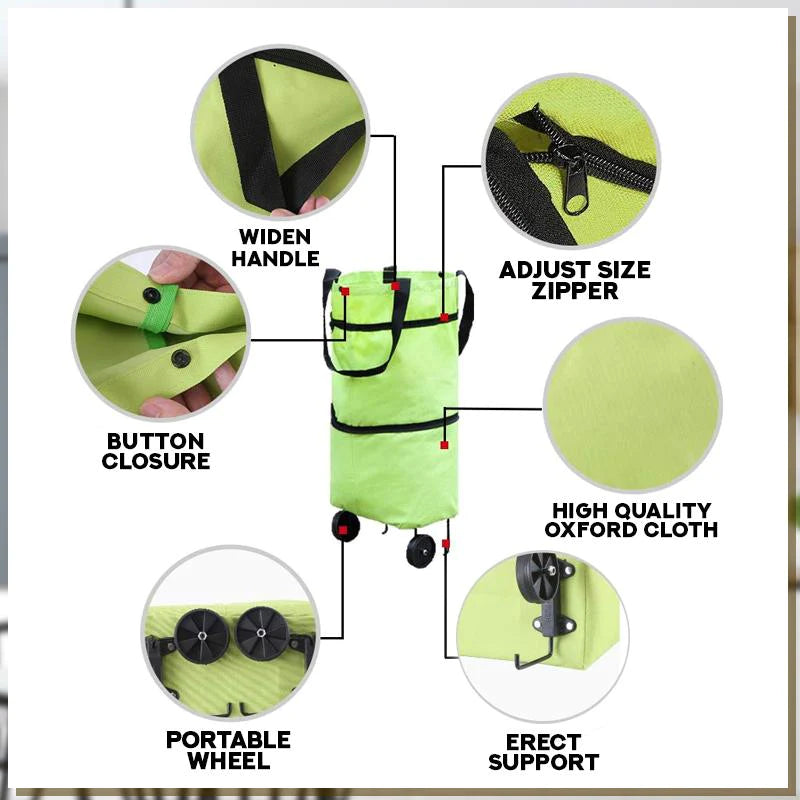 CarryFlex - Sac Courses 2-en-1 à Roulettes