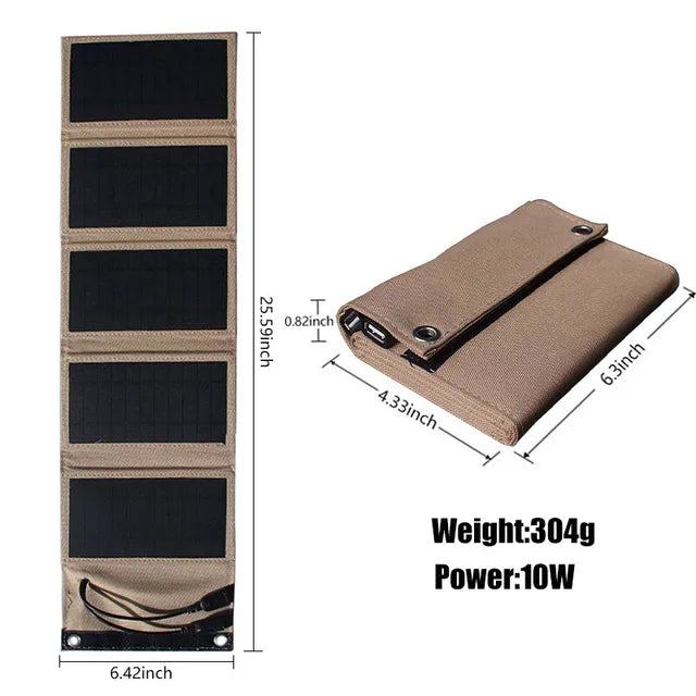 SolarFold Powerbank - Chargeur Solaire Pliable