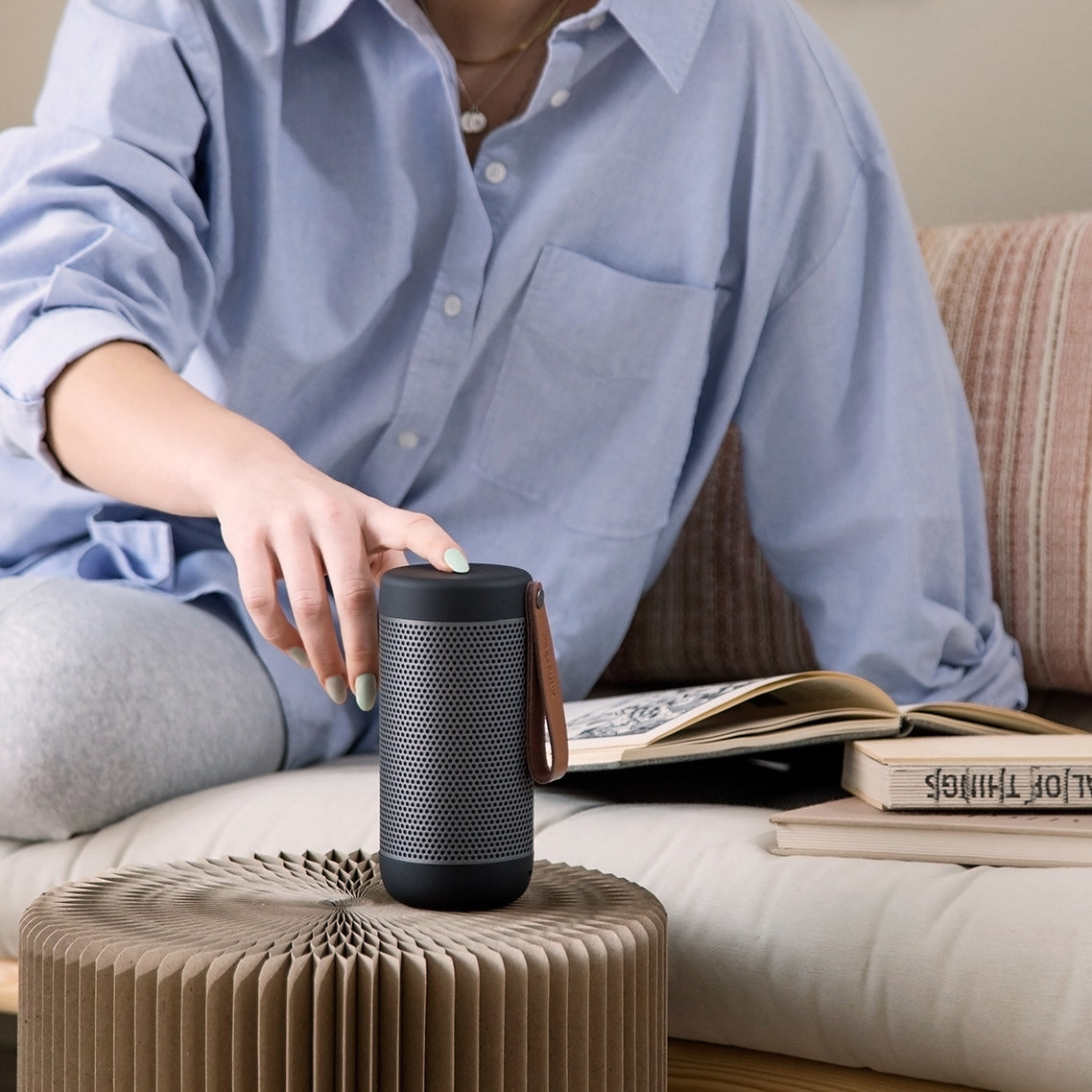 SoundWave - Enceinte Bluetooth Sans Fil avec Batterie Longue Durée