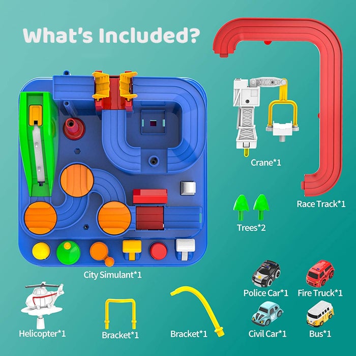 RescueTrack Adventure Set – Jouet Éducatif Bébé