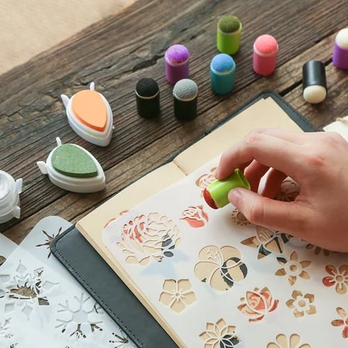 ColorPlay - Set Peinture Doigts Créatif 20 Couleurs