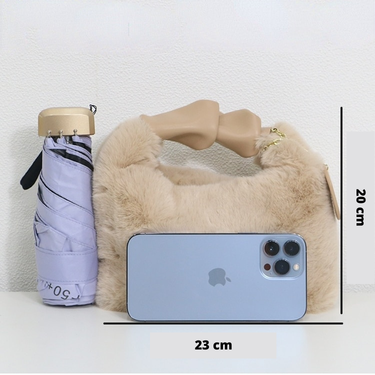 FluffyBag - Joli Sac à Main Doux et Câlin