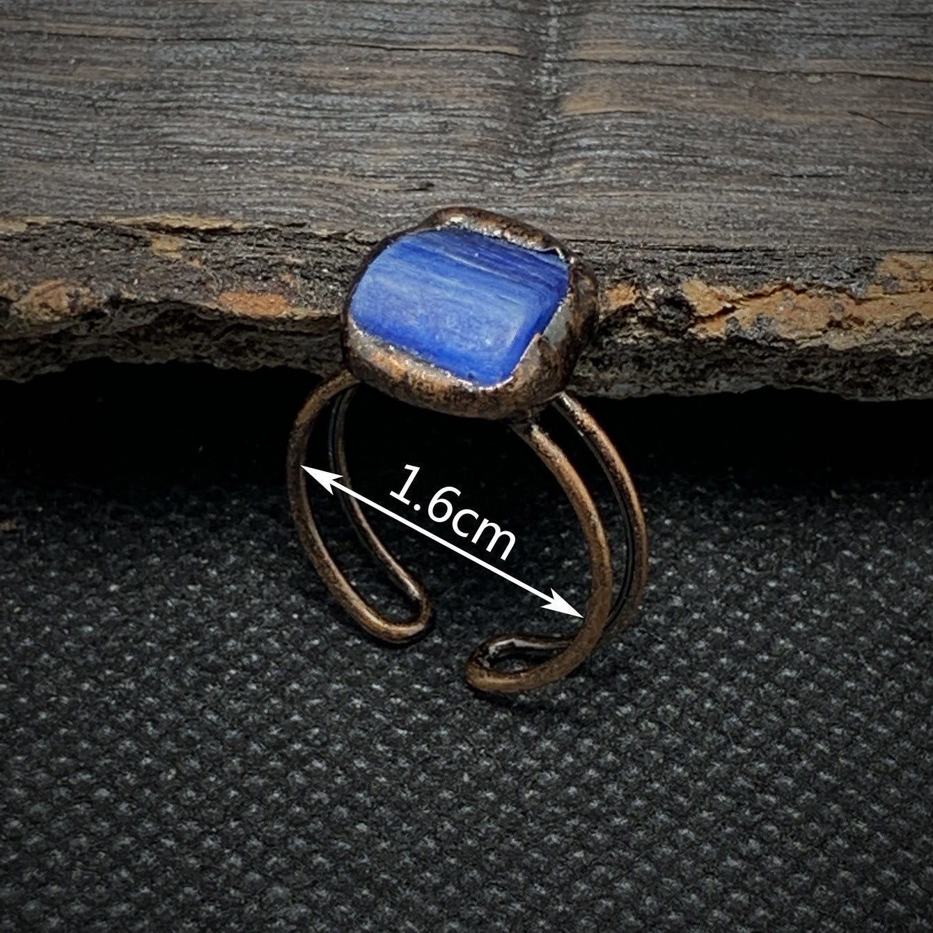 Selina - Bague pierre de naissance naturelle brute réglable