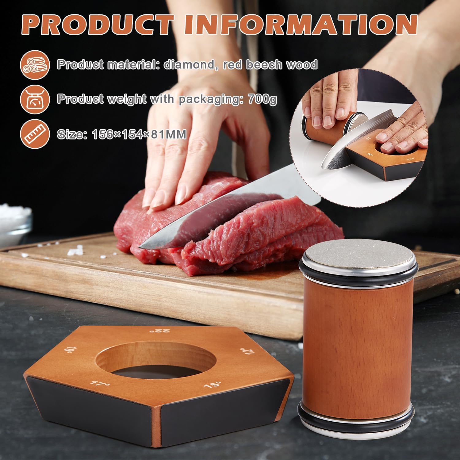 SharpRoll - Aiguiseur Diamant Précision Pro