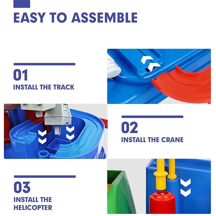 RescueTrack Adventure Set – Jouet Éducatif Bébé