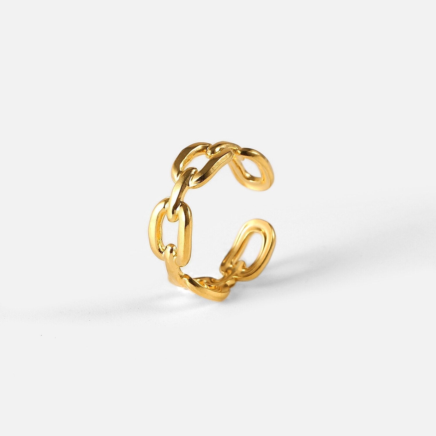 NexaTwist - Bague Chaîne Torsadée Tendance