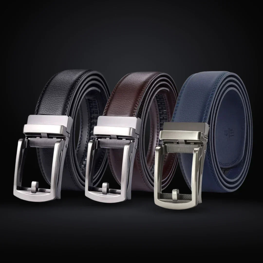 EliteSlide Belt - Ceinture Cuir Glissière Homme
