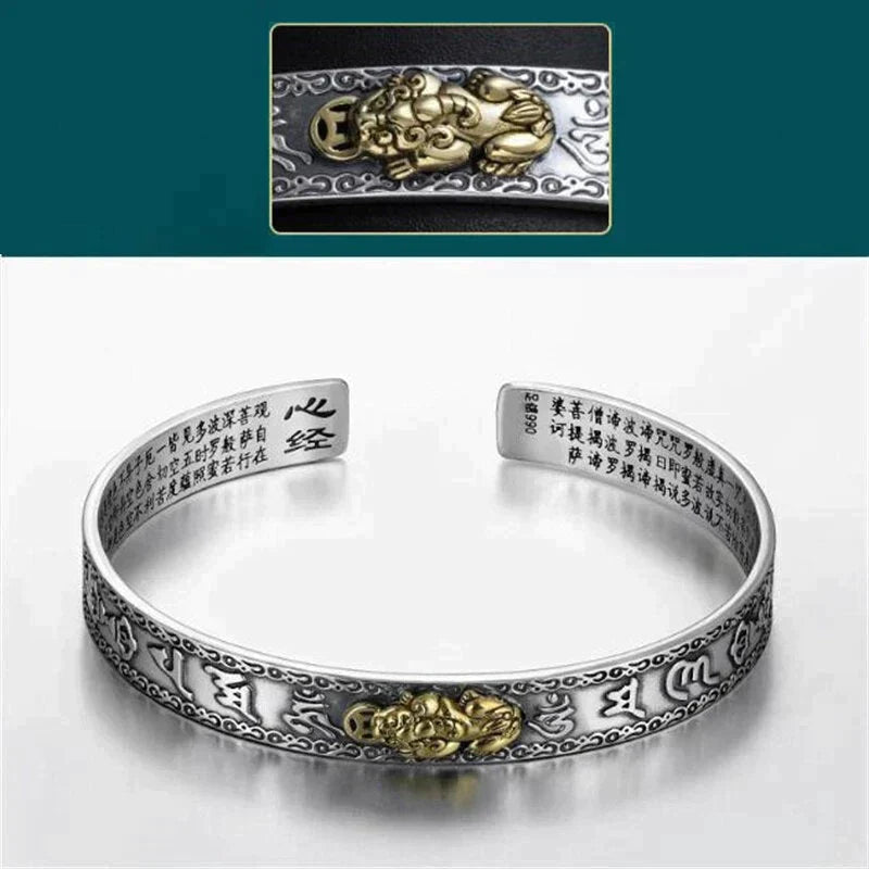 Bracelet Pixiu Argent - Richesse et Feng Shui