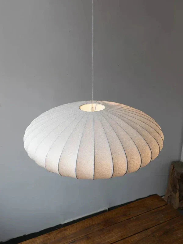 SilkCrown - Luxueuse suspension en soie et cristaux
