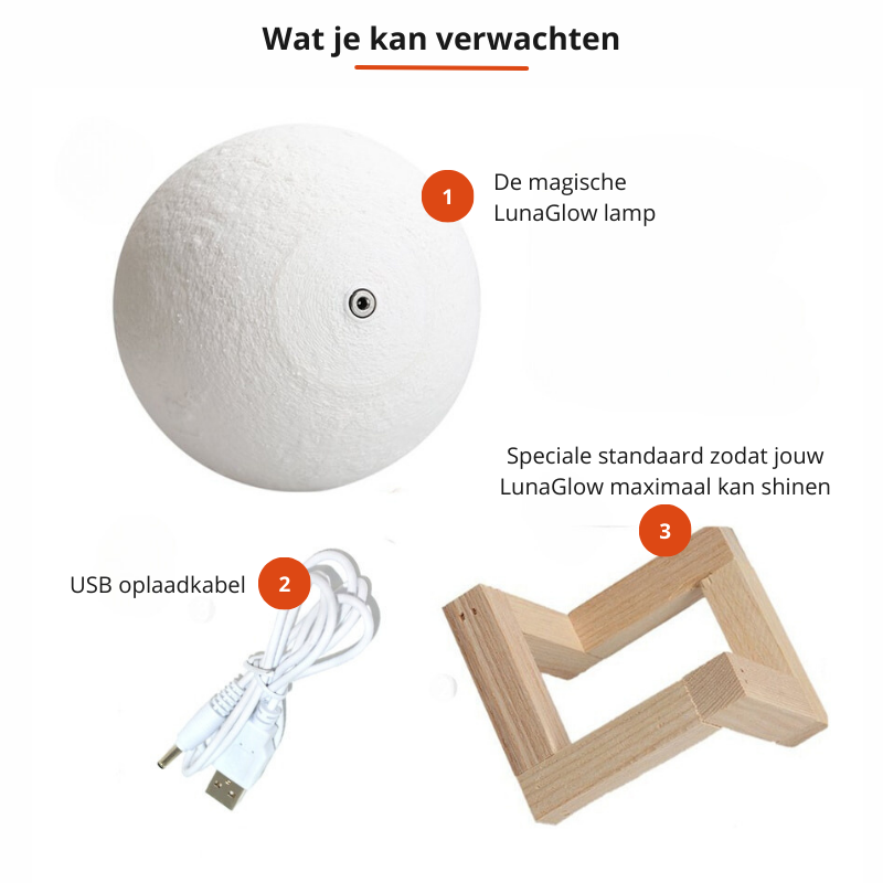 LunaGlow – Éclairage Lune Magique pour votre Chambre